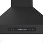 Forno FRHWM550330BLK Forno Venezia 30 Inch Wall-Mounted Range Hood In Black With Touch Controls And Baffle Filters