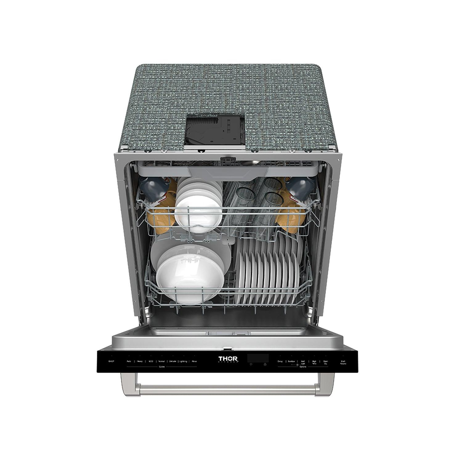 Thor Kitchen TDW24C7W 24 Inch Top Control Built-In Dishwasher In White