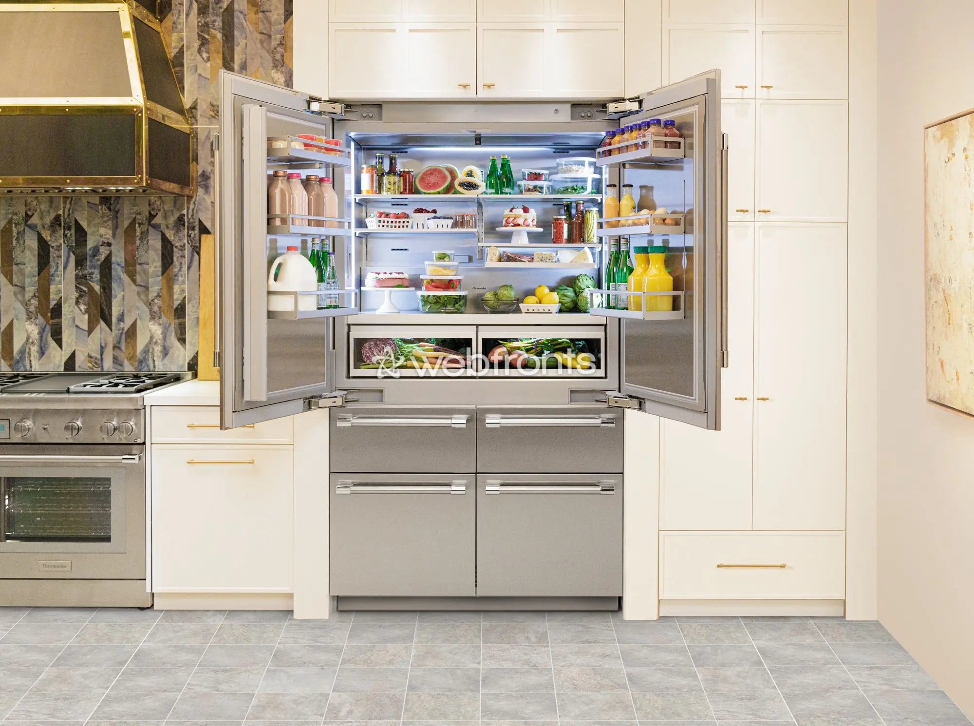 Thermador fridge built in deals