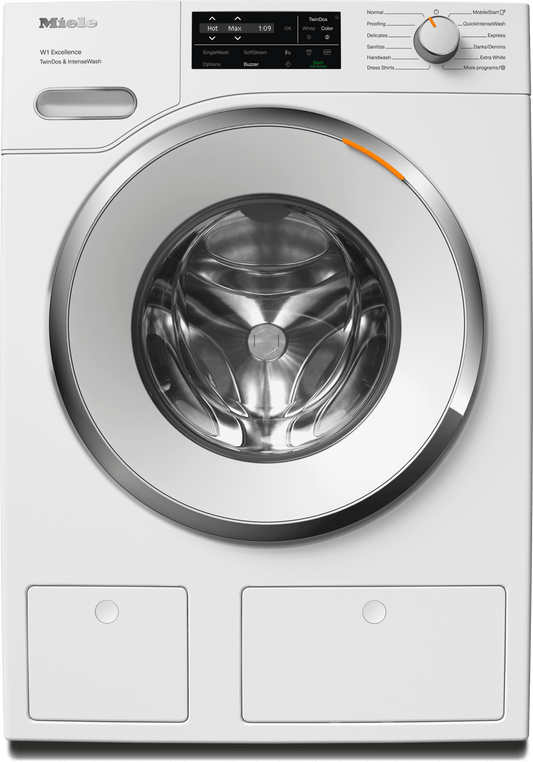 Miele WXI860WCS Wxi860 Wcs Tdos & Intensewash Lotus White - W1 Front-Loading Washing Machine: 8 Kg 1600 Rpm Auto Dosing Intensewash Pre-Ironing Singlewash
