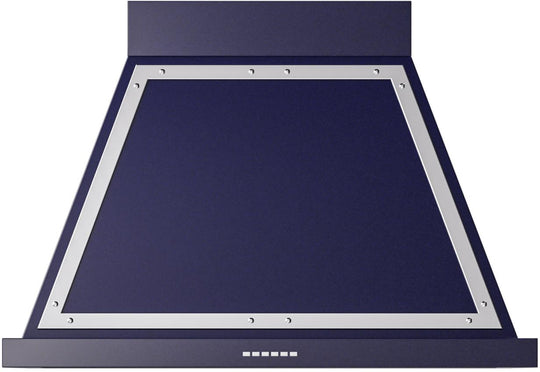 Ilve UANB36MBC Ilve Uanb36Mbc Nostalgie 36" Hood In Midnight Blue With Chrome Trim