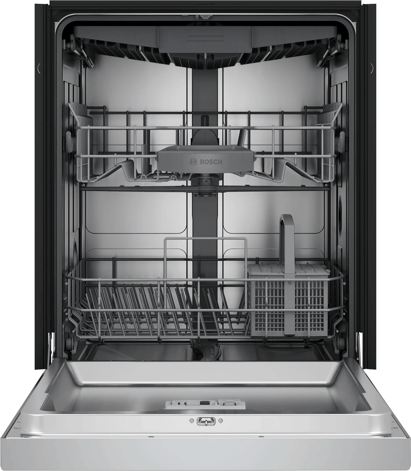 Bosch SHE43DM5N 300 Recessed Handle, 48 Dba, Standard 3Rd Rack, Puredry - Ss