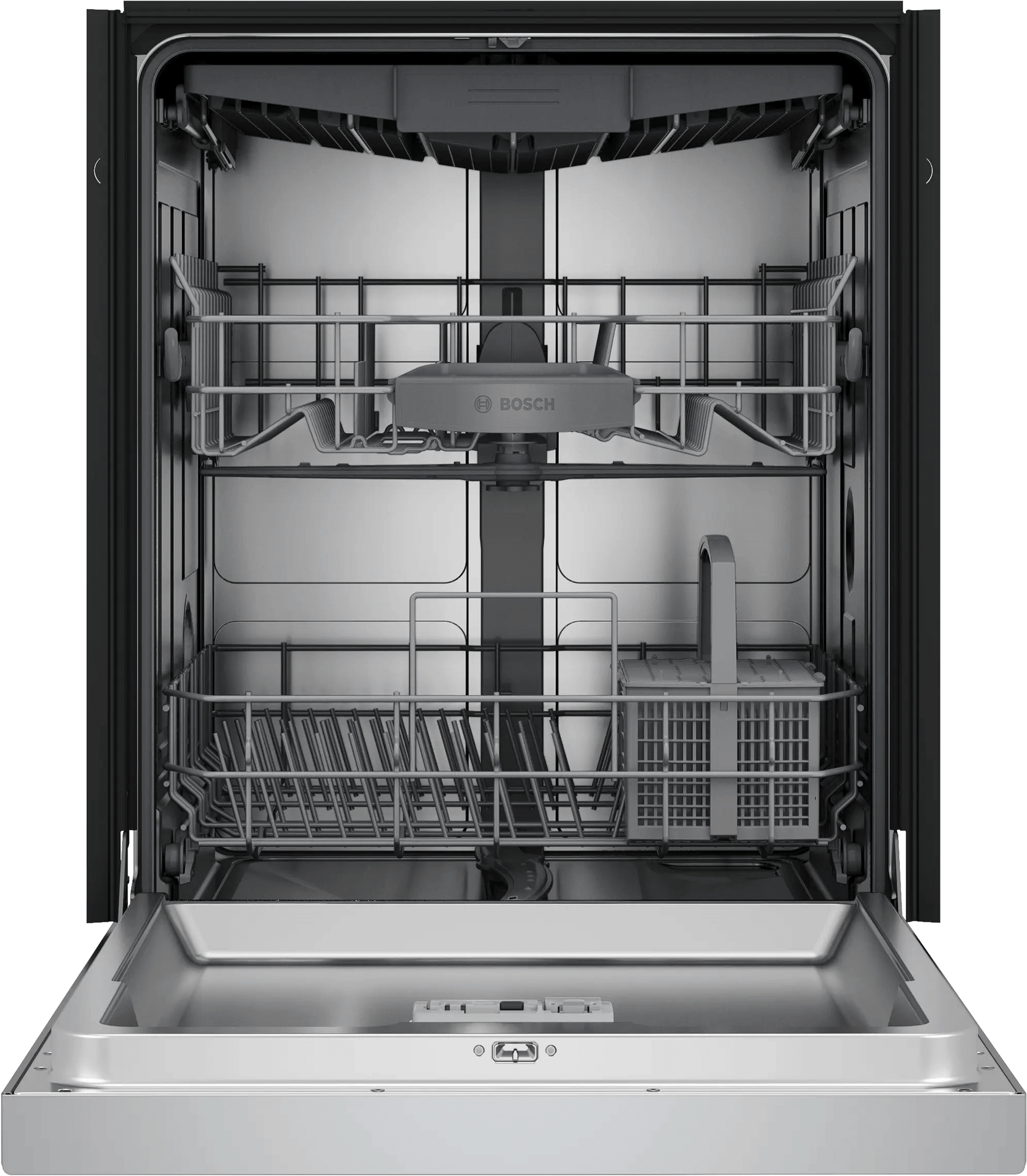 Bosch SHE43DM5N 300 Recessed Handle, 48 Dba, Standard 3Rd Rack, Puredry - Ss
