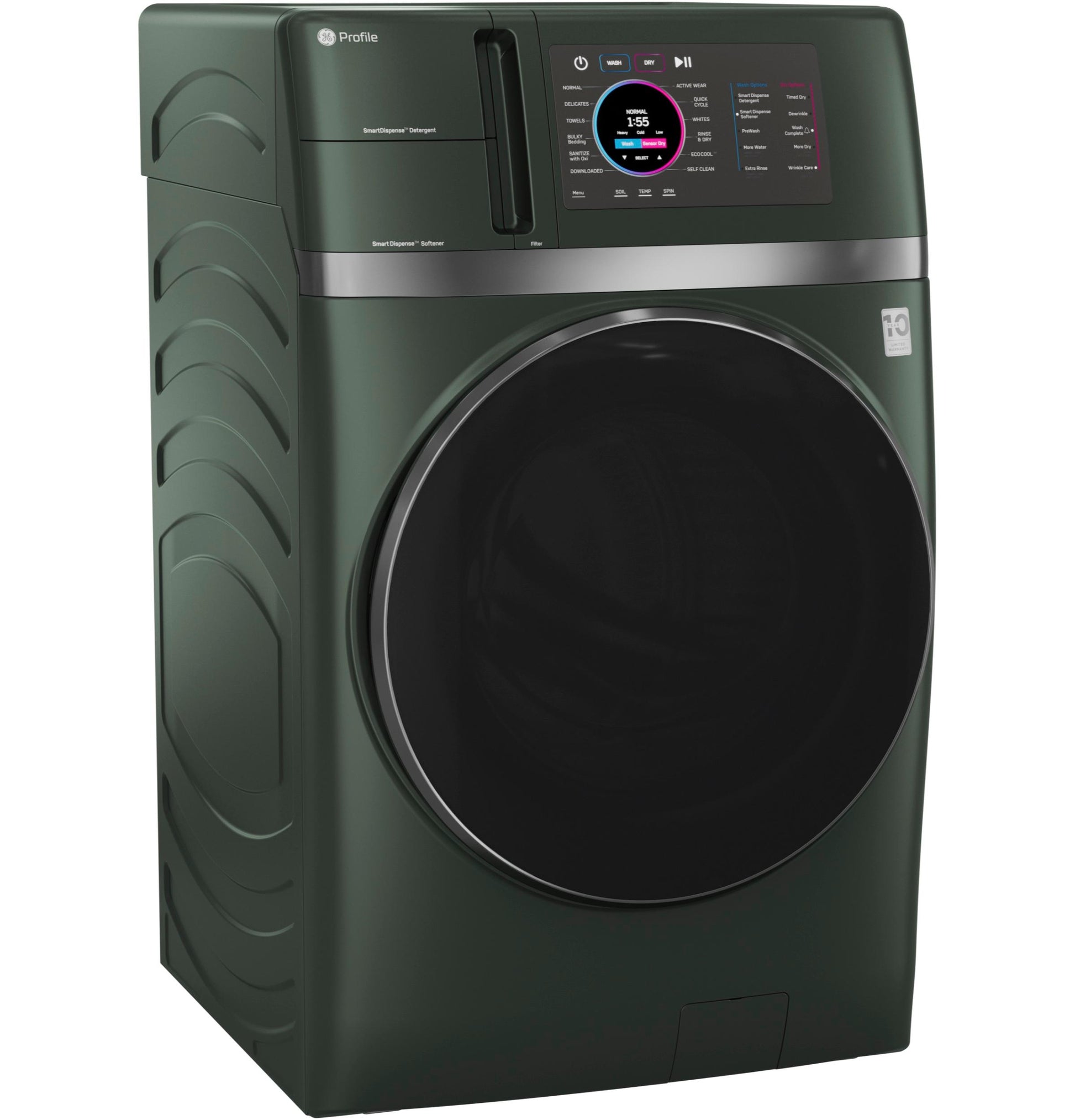 Ge Appliances PFQ97HSPVGN Ge Profile™ Energy Star® 4.8 Cu. Ft. Capacity Ultrafast Combo With Ventless Inverter Heat Pump Technology Washer/Dryer