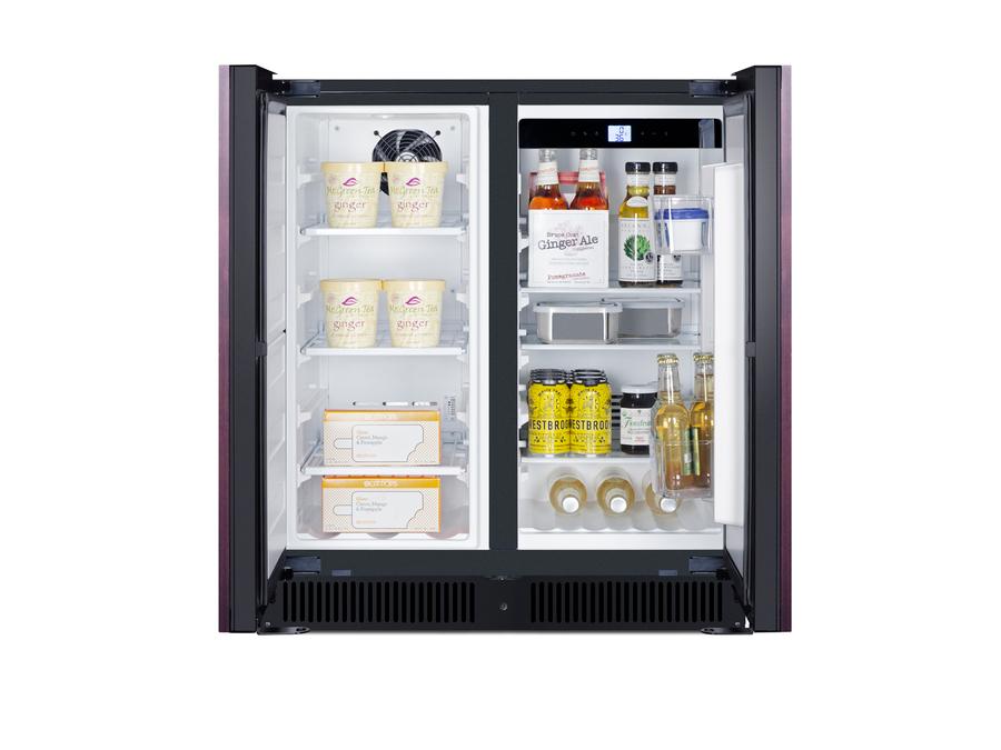 Summit FFRF3070BPNR 30" Wide Built-In Refrigerator-Freezer (Panels Not Included)