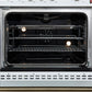 Forno FFSGS627430WHT Giovanni 30-Inch Gas Range White & Antique Brass Design, 5 Burners 67,000 Btu, 4.32 Cu.Ft. Convection Oven