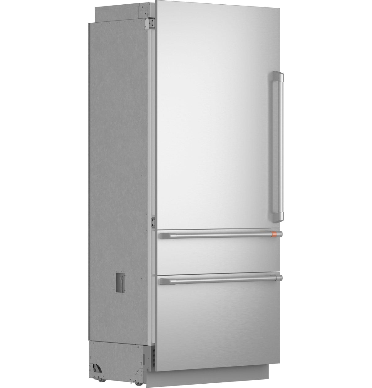 Cafe CIC36LK6ZII Cafe™ 36" Panel-Ready Integrated Bottom-Freezer Refrigerator - Left Swing