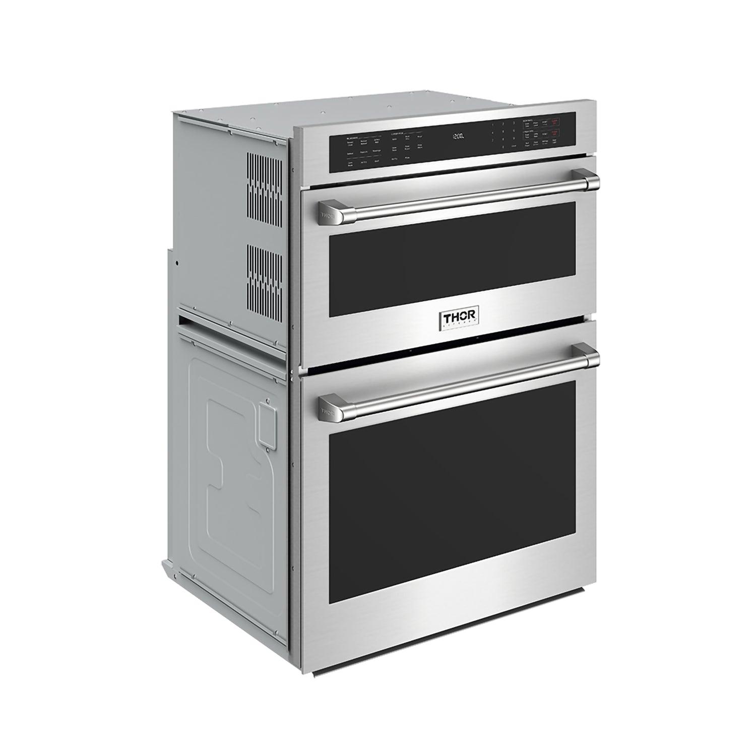 Thor Kitchen TMW30ED Professional 30-Inch Combination Microwave Wall Ovens- Stainless Steel