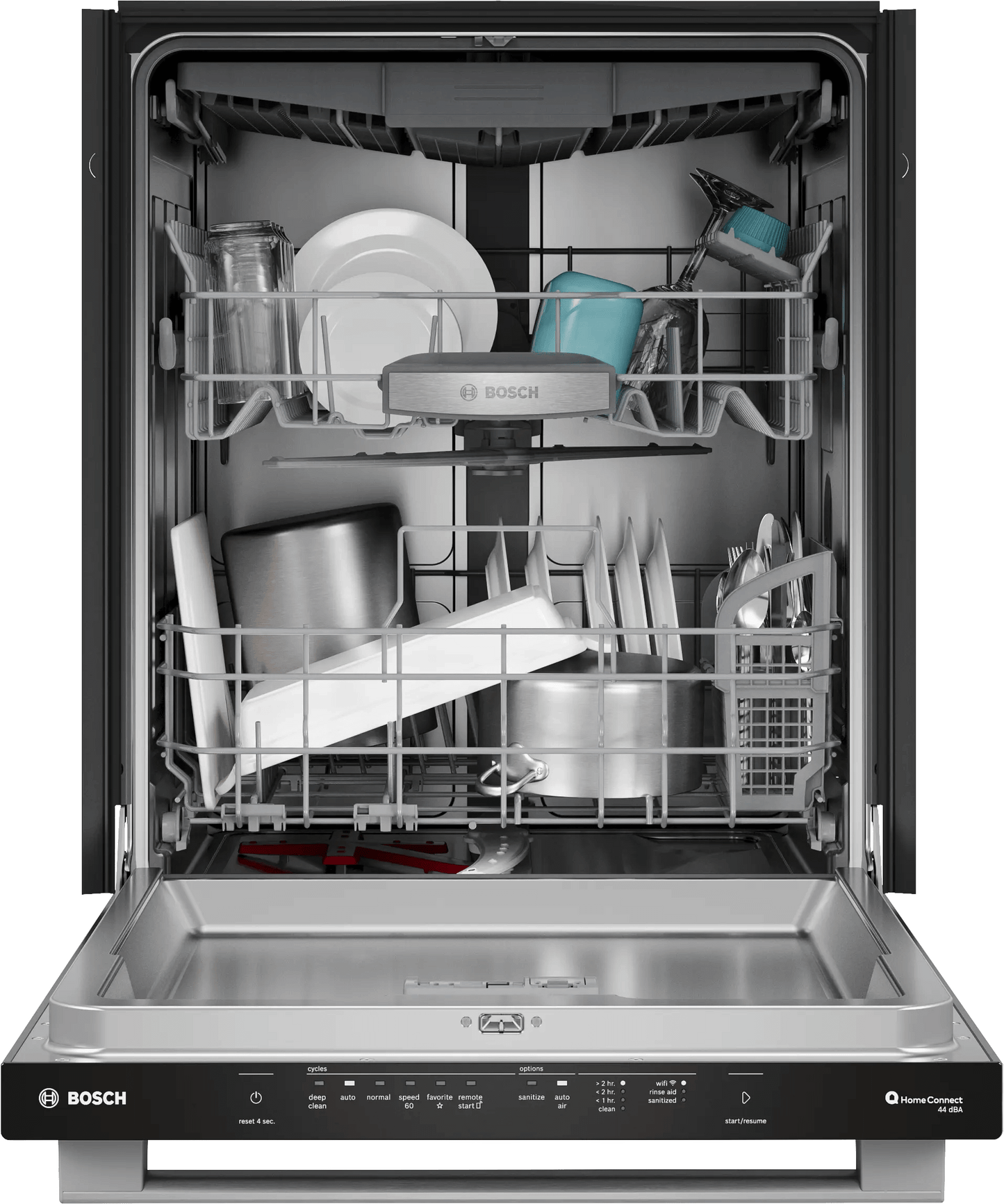 Bosch SHX65DM5N 500 Series, Built-Under Dishwasher, 24'', Brushed Steel Anti-Fingerprint