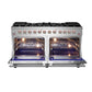 Forno FFSGS623960 Forno Massimo 60-Inch Freestanding Gas Range, 10 Burners, True Convection Oven