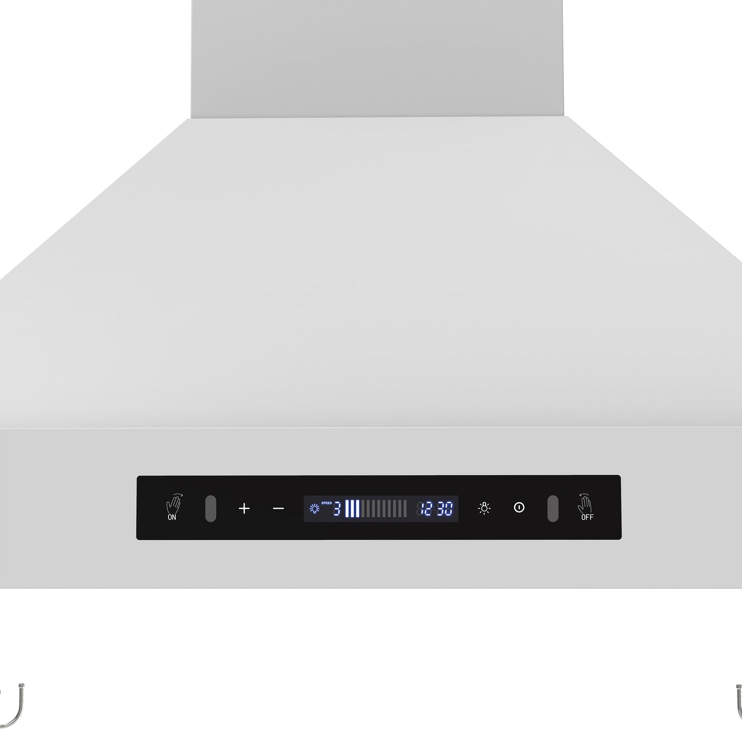 Forno FRHWM550330WHT Forno Venezia 30 Inch Wall-Mounted Range Hood In White With Touch Controls And Baffle Filters