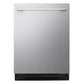 Lg LDNTH753S Smart Flushfit™ Top Control Dishwasher With 1-Hour Wash & Dry, Quadwash® Pro, Truesteam® And Dynamic Heat Dry™ W/Autovent Dry™