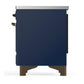 Ilve UMDIB40QNR3MBB Ilve Umdib40Qnr3Mbb Majestic Iii 40 Inch Induction Range With 6 Elements, 3.82 Cu. Ft. Total Oven Capacity (Solid Door, Midnight Blue, Burnished)
