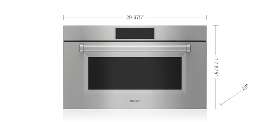 Wolf MDD3050PMSP 30" M Series Professional Drop-Down Door Microwave Oven
