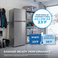 Avanti AVFF146DLJ0SS Avanti Frost-Free Apartment Size Garage-Ready Refrigerator, 14.6 Cu. Ft. Capacity, In Stainless Steel (Avff146Dlj0Ss)