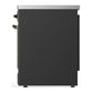 Ilve UMIB30NR3MGB Ilve Umib30Nr3Mgb Majestic Iii 30 Inch Induction Range With 4 Elements, 4 Cu. Ft. Oven Capacity (Triple Glass Door, Graphite Matte, Burnished)