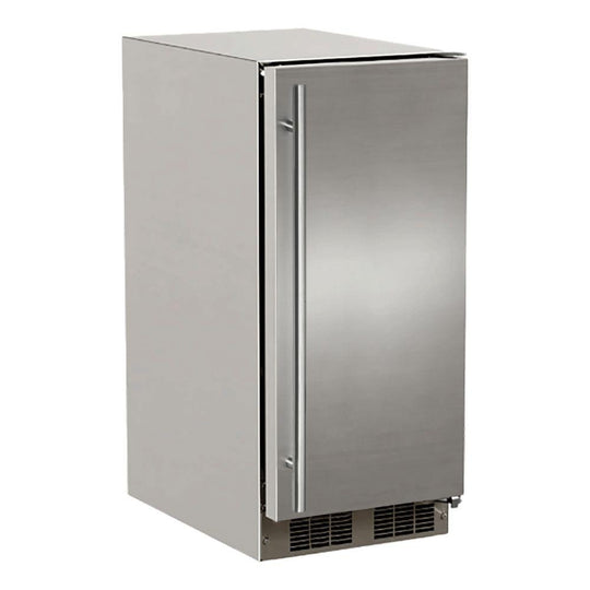 Marvel MONP215SS01A 15 Inch Outdoor Nugget Ice Machine With Door Style - Stainless Steel
