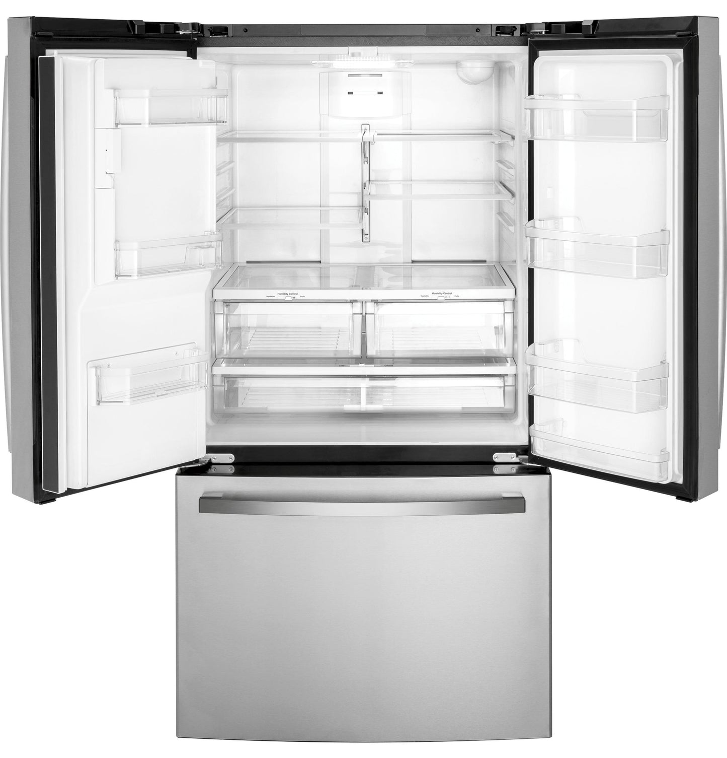 Ge Appliances GYE21JYMFS Ge® Energy Star® 20.6 Cu. Ft. Fingerprint Resistant Counter-Depth French-Door Refrigerator