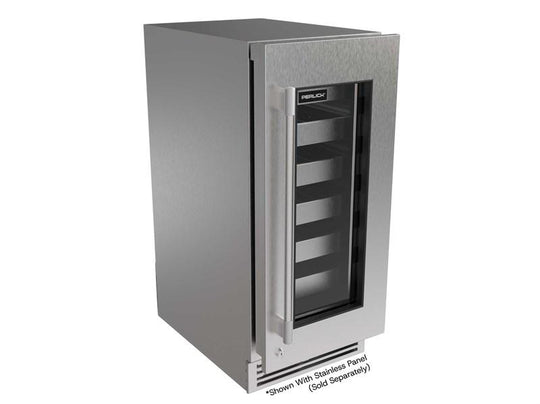Perlick G5WR15GL G5 Luxe 15"Premium Wine Reserve, Glass Door- Factory Right (Adjustable) Hinge - Indoor/Outdoor Rated