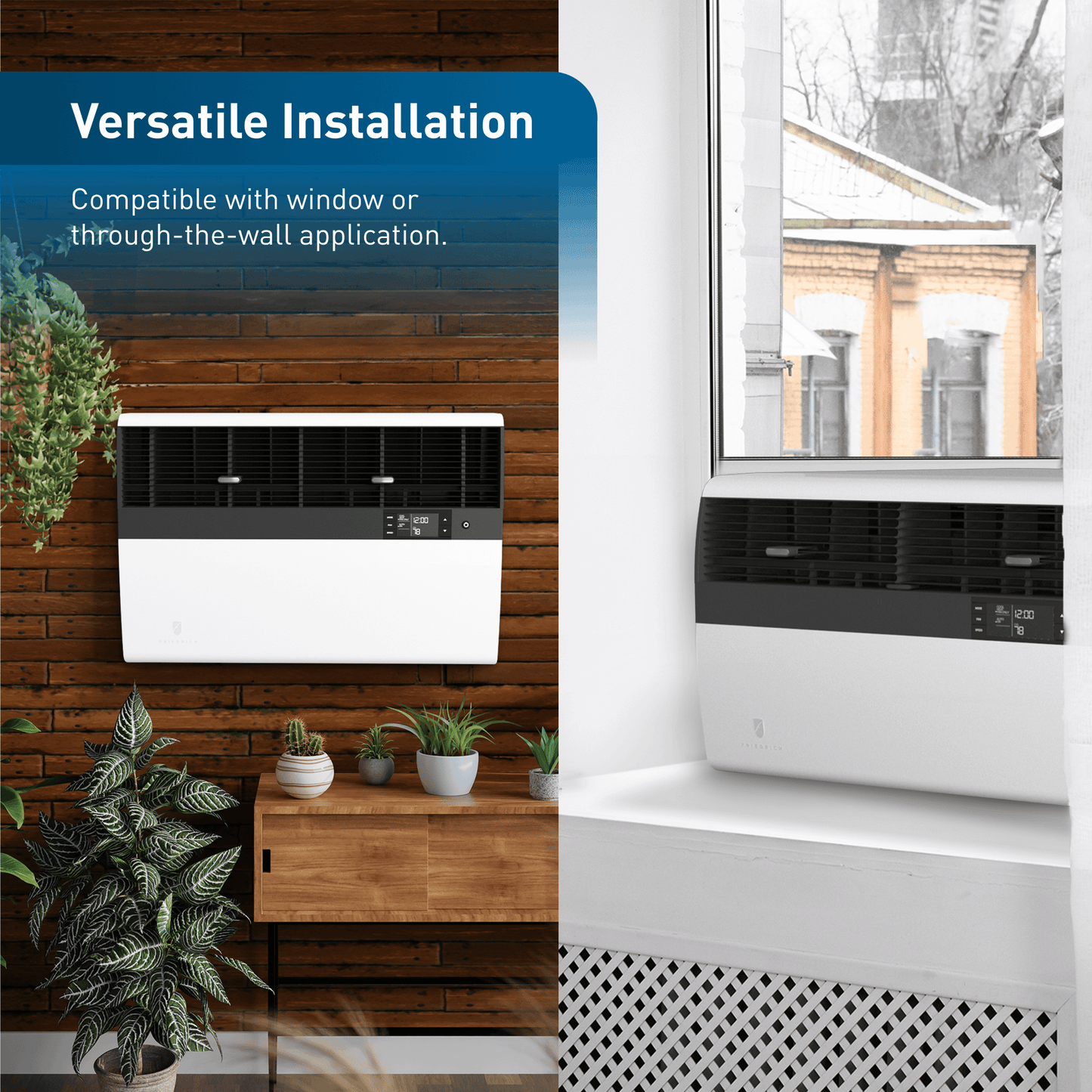 Friedrich KEVL36B35A Friedrich K Hl Inverter 36,000 Btu 230V Smart Window/Wall Air Conditioner With Electric Heat