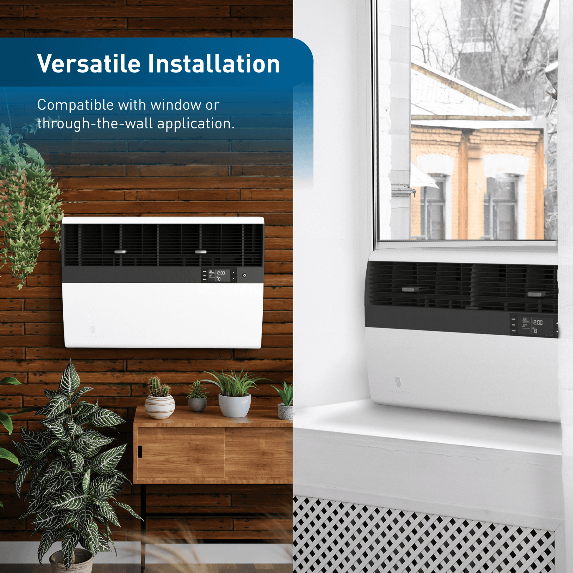 Friedrich KEVL36B35A Friedrich K Hl Inverter 36,000 Btu 230V Smart Window/Wall Air Conditioner With Electric Heat