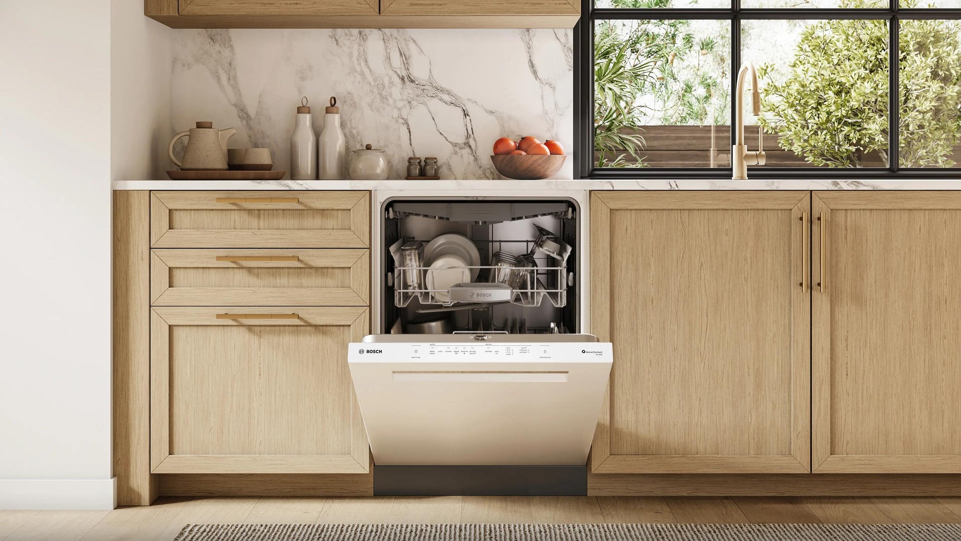 Bosch SHP65DM2N 500 Series, Built-Under Dishwasher, 24'', White