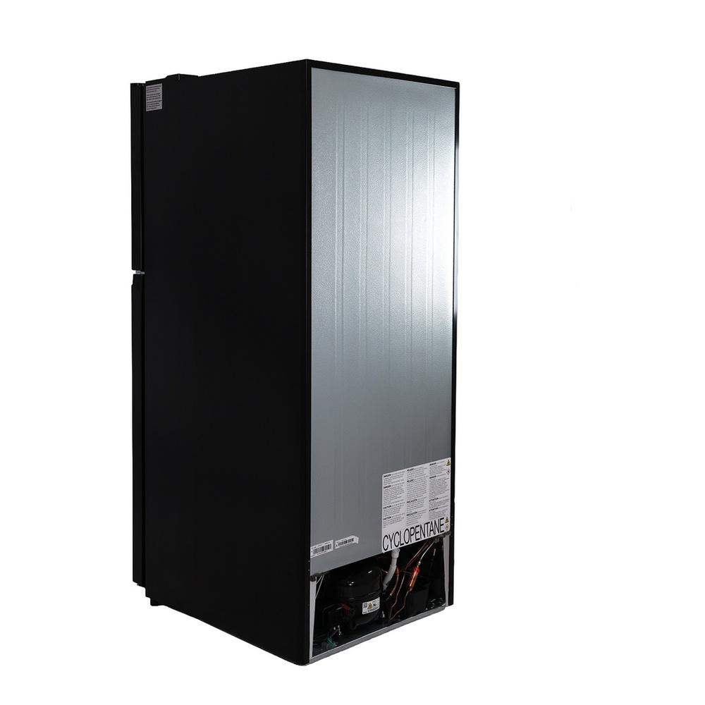 Verona VEFTF2412RBK Verona Veftf2412Rbk 24 Inch Top Freezer Refrigerator With 12 Cu. Ft. Total Capacity, Reversible Doors, Recessed Handle, Energy Star (Black)