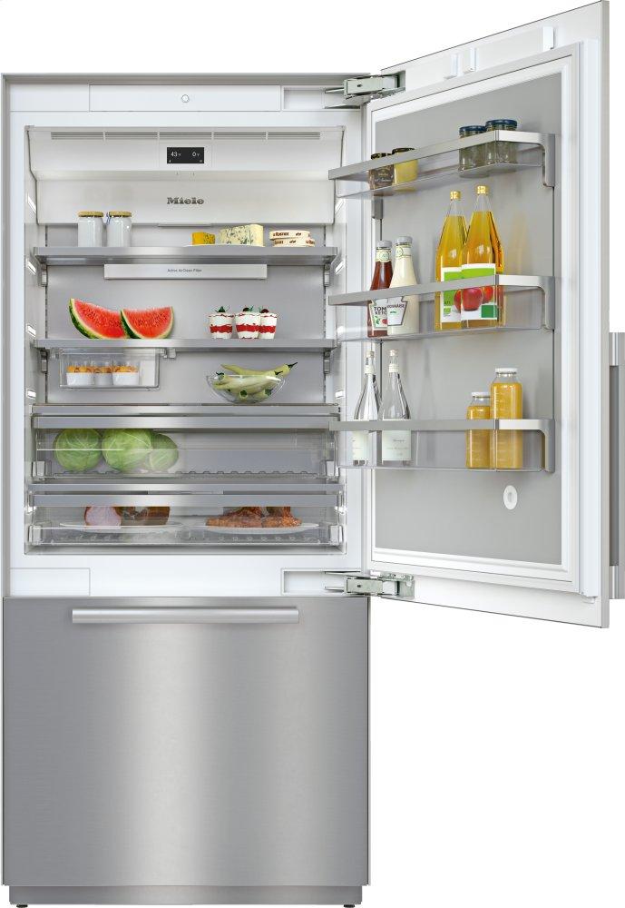 Miele KF2902SF Kf 2902 Sf Stainless Steel/Cleansteel - Mastercool™ Fridge-Freezer For High-End Design And Technology On A Large Scale.