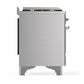 Ilve UM48FSNR3SSC Ilve Um48Fsnr3Ssc Majestic Iii 48 Inch Dual Fuel Range With 5 Black Brass Burners, Griddle And French Top, Dual Function Burner Up To 25,000 Btu (Natural Gas, Triple Glass Door, Stainless Steel, Chrome)