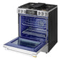 Lg LSGU6339X Lg Signature 6.3 Cu. Ft. Smart Gas Slide-In Range With Dynamic Probake Convection®, Air Fry, Air Sous Vide, Pizza Mode And Ai Gourmet Camera