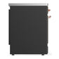 Ilve UMIB30QNR3MGP Ilve Umib30Qnr3Mgp Majestic Iii 30 Inch Induction Range With 4 Elements, 4 Cu. Ft. Oven Capacity (Solid Door, Graphite Matte, Copper)