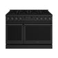 Thor Kitchen ARG48B 48 Inch Contemporary Professional Gas Range In Black