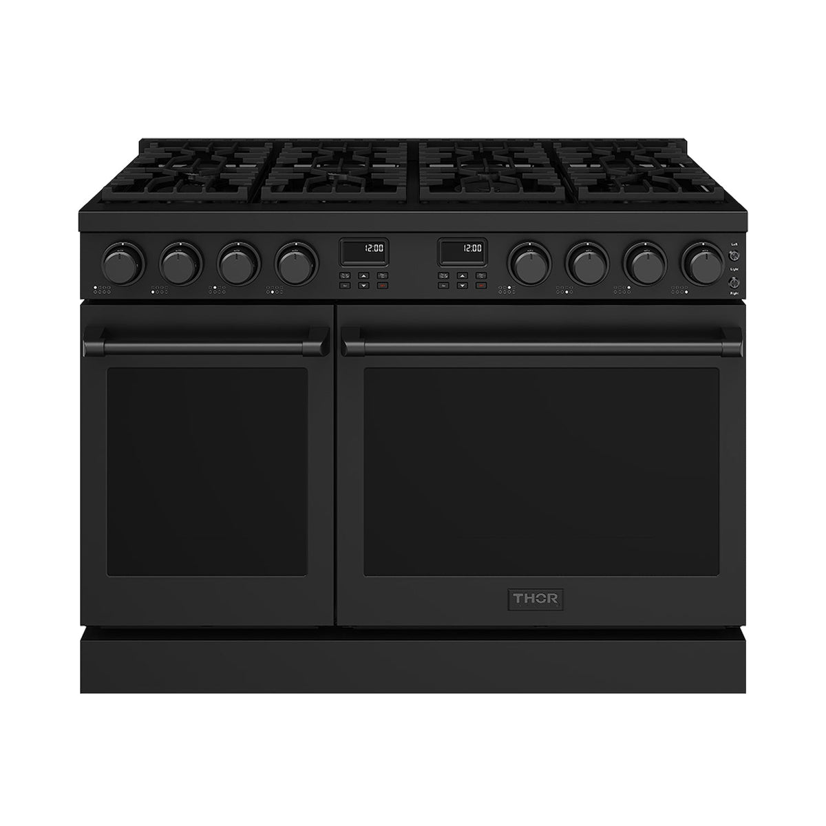 Thor Kitchen ARG48BLP 48 Inch Contemporary Professional Liquid Propane Range In Black