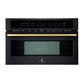 Forno FMWDR309330BLK Forno Oliena Espresso Black 30-Inch Built-In Microwave And Convection Oven Combo, 1.6 Cu.Ft, 1750W Convection, 1000W Microwave, Stainless Steel Interior, Glass Touch Controls, Sensor Cooking