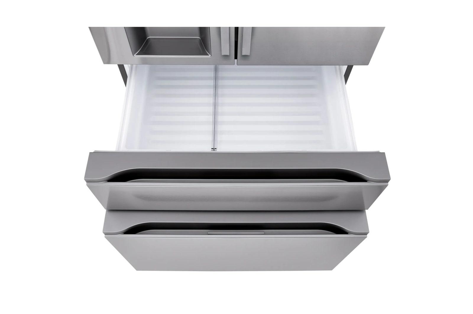 Lg LF29N8330S 29 Cu. Ft. Smart Standard-Depth Max™ 4-Door French Door Refrigerator With Full-Convert Drawer™