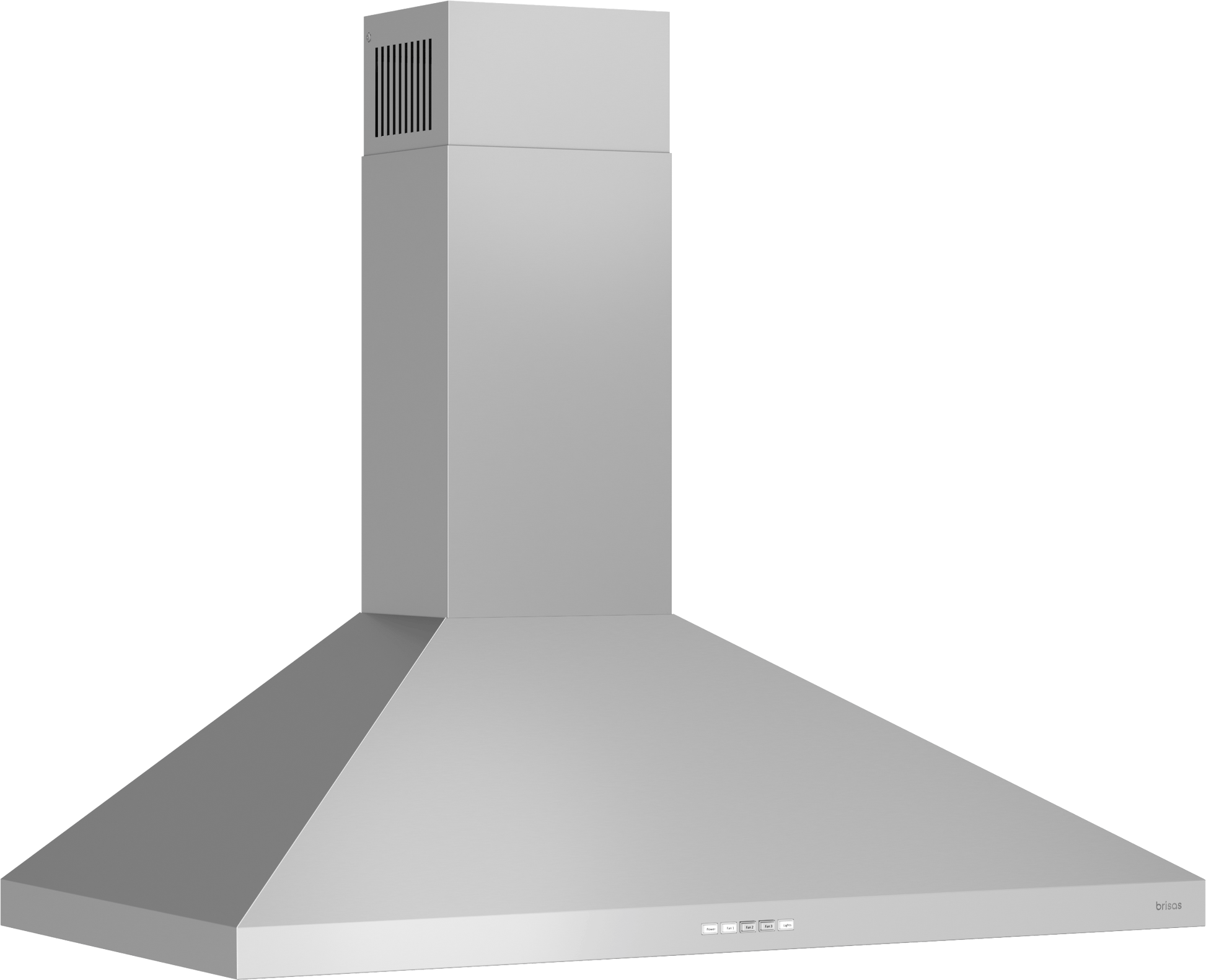 Zephyr BVEE36CS Brisas Traditional Pyramid Wall, 36" Ss, Act, Led