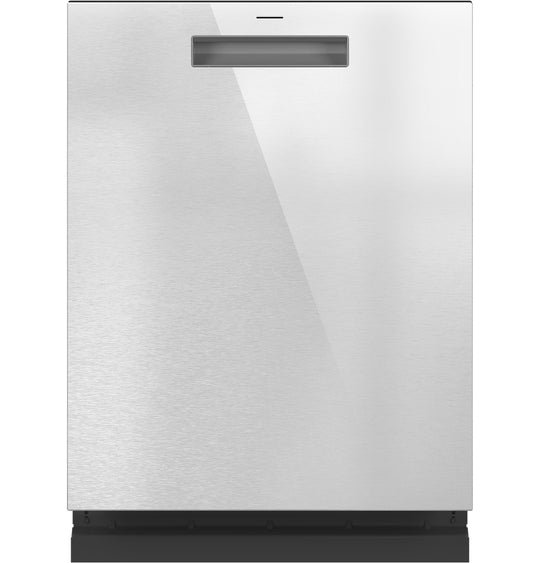 Cafe CDP888M5VS5 Café&#8482; Customfit Energy Star Stainless Interior Smart Dishwasher With Ultra Wash Top Rack And Dual Convection Ultra Dry, Led Lights, 39 Dba In Platinum Glass