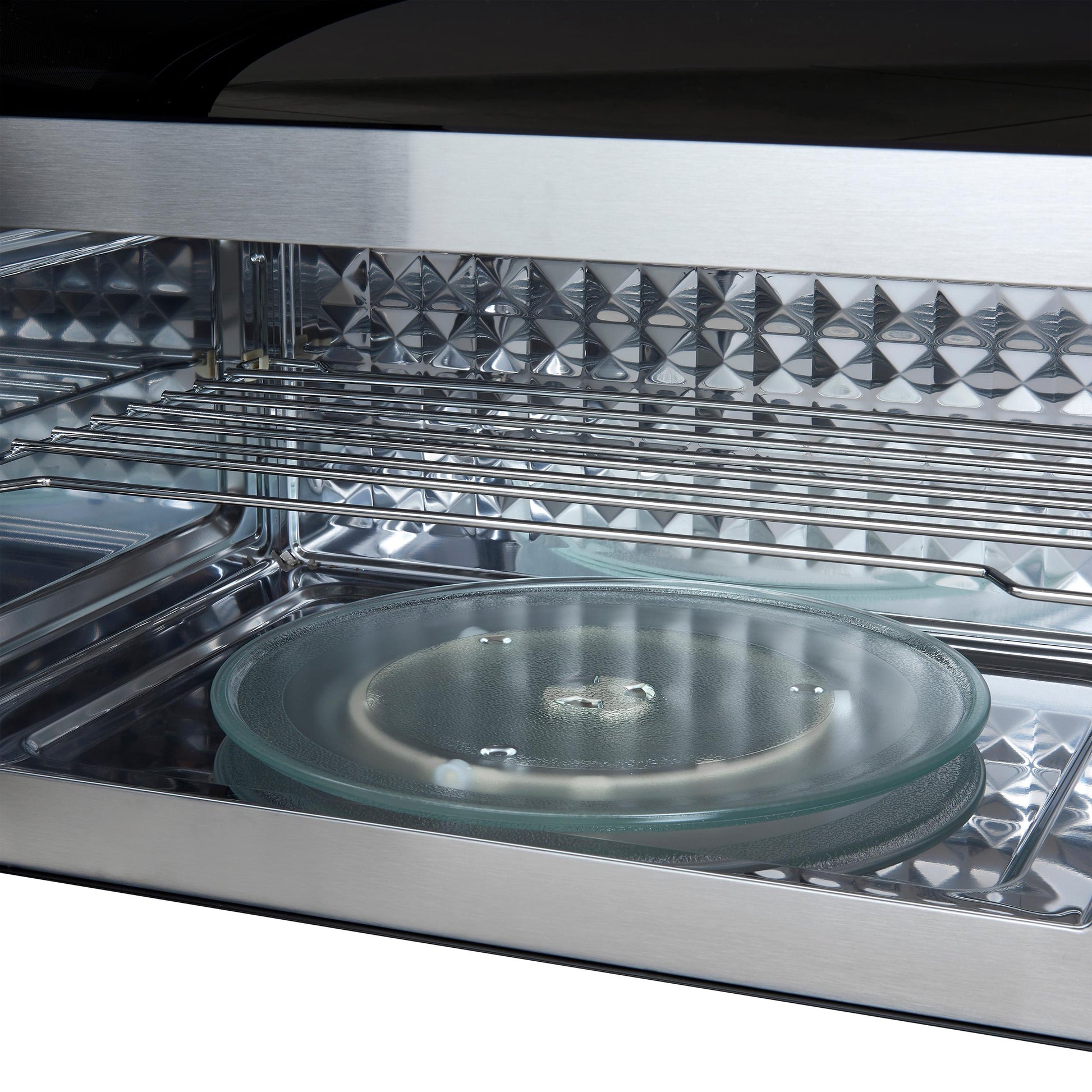 Forno FOTR303830 Forno Fornace 30-Inch Over The Range Convection Microwave, Stainless Steel - 1.5 Cu.Ft, 300 Cfm Vent, Touch Control, Led Light