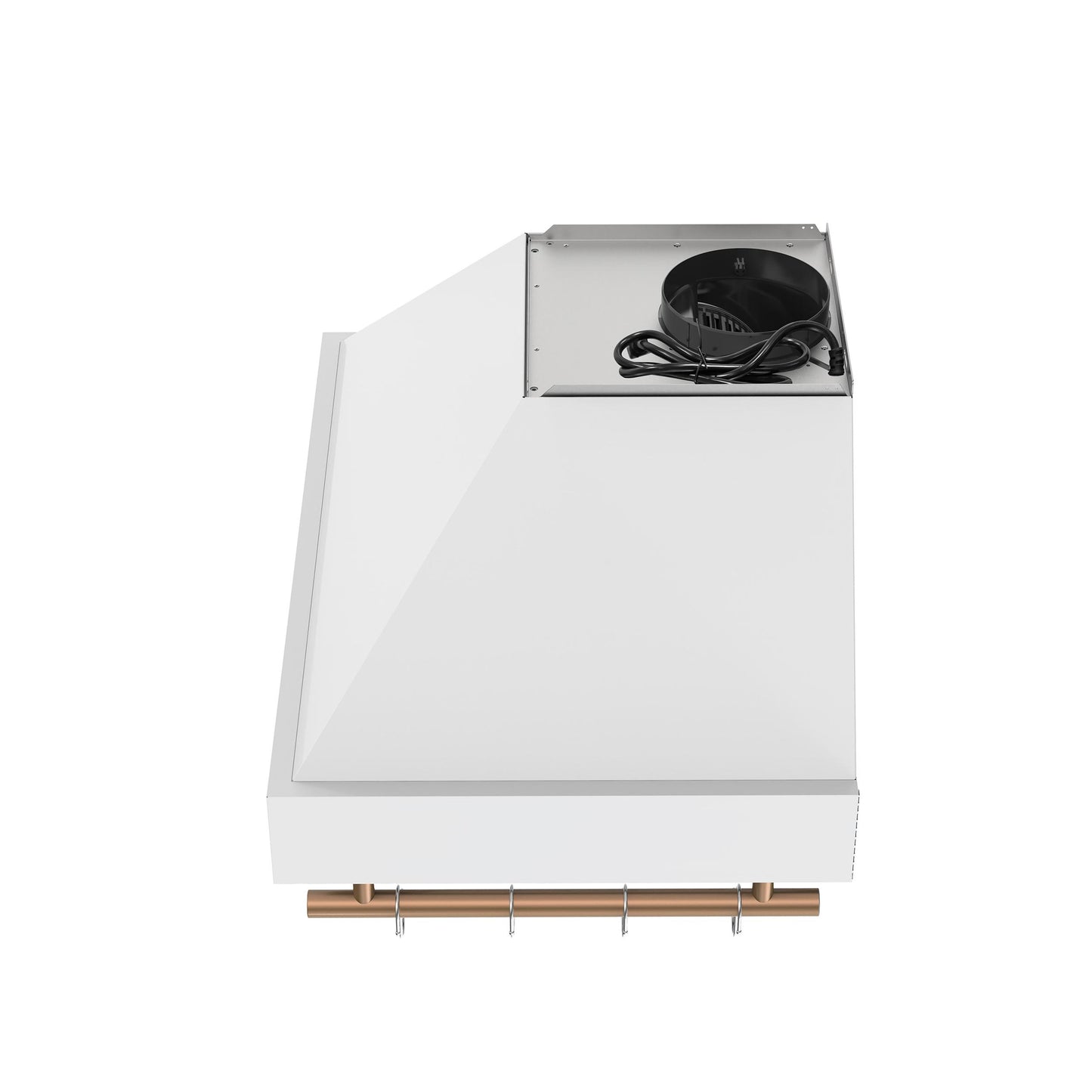 Forno FRHWM550330WHT Forno Venezia 30 Inch Wall-Mounted Range Hood In White With Touch Controls And Baffle Filters