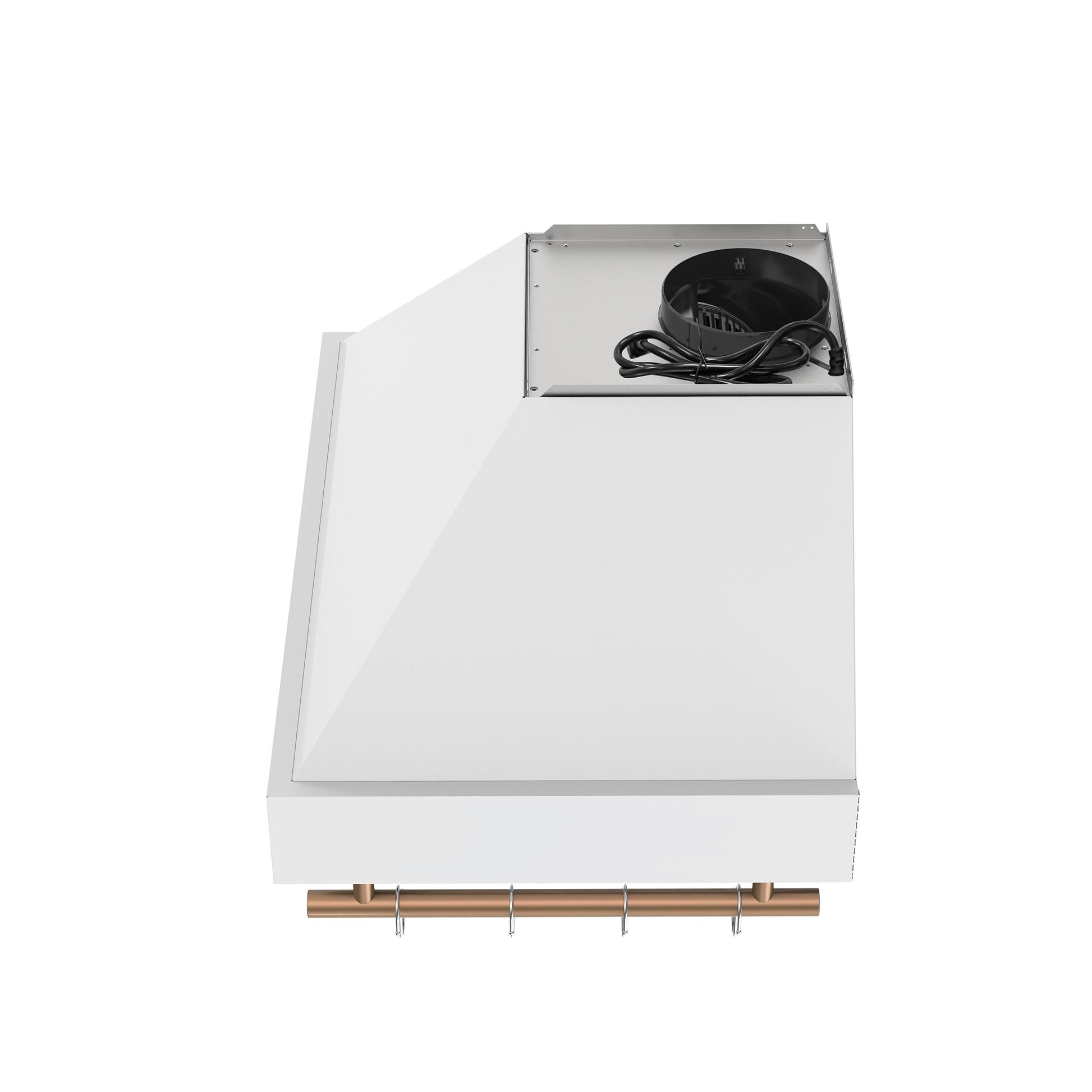 Forno FRHWM550330WHT Forno Venezia 30 Inch Wall-Mounted Range Hood In White With Touch Controls And Baffle Filters