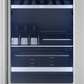 Zephyr PRPB24C01CG Presrv Pro Beverage Cooler, 24In Under Cabinet, Ss+Glass, Reverse Door, 1 Zone