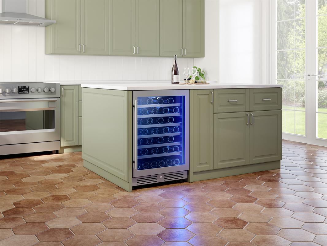 Zephyr PRW24C01CG 24" Single Zone Wine Cooler
