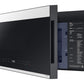 Samsung ME21DB650012 Bespoke 2.1 Cu. Ft. Over-The-Range Microwave With Edge To Edge Glass Display In White Glass