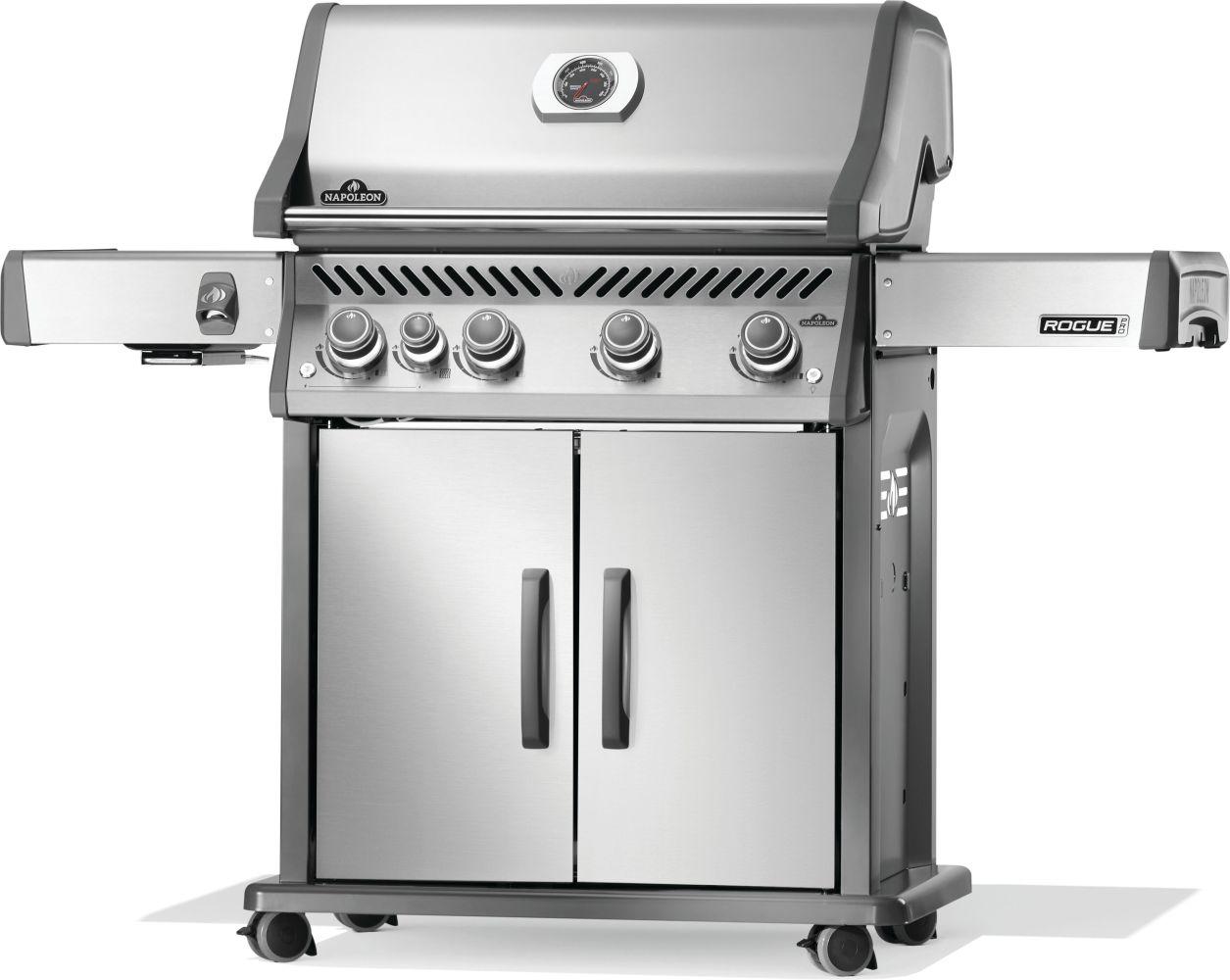 Napoleon Bbq RP525SIBNSS2 Rogue Pro 525 Sib With Infrared Side Burner , Natural Gas, Stainless Steel