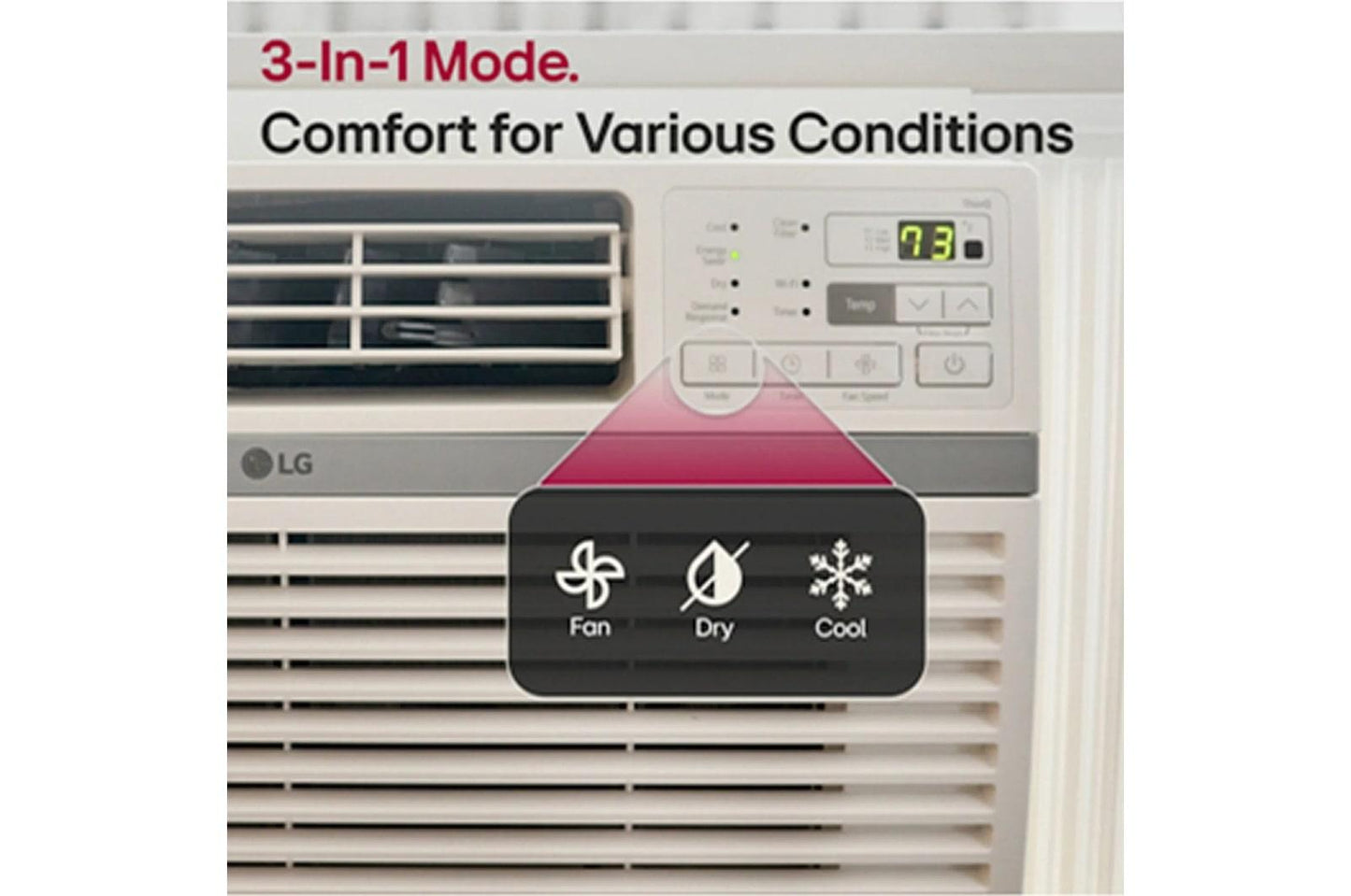 Lg LW2524RD 24,000/ 24,500 Btu Window Air Conditioner