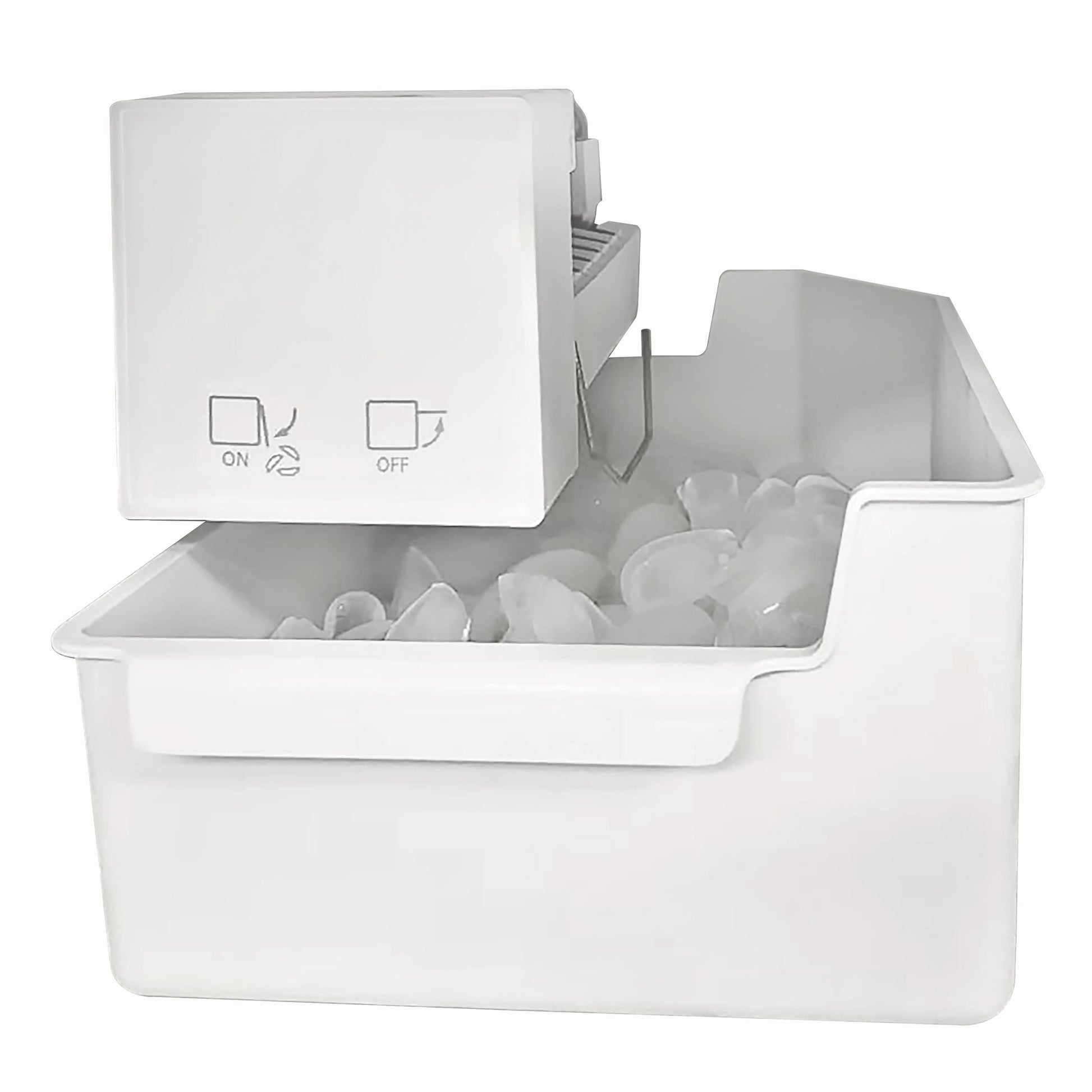 Avanti AIMKSL1821 Avanti Automatic Ice Maker Kit, Space-Saving Design For Avff146Dlj, Avff18Dlj, Avff21Dlj & Avff24Dlj Refrigerators, 5.5 Lbs. Daily Half-Moon Ice Production, Includes 11-Lb. Storage Bin (Aimksl1821)