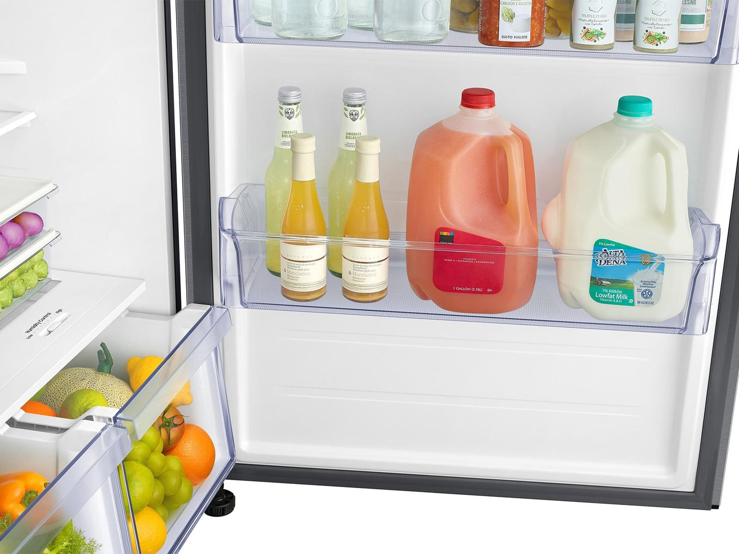 Samsung RT18DG6500SR Bespoke Ai Top Freezer All-Around Cooling Garage Ready 18 Cu.Ft.