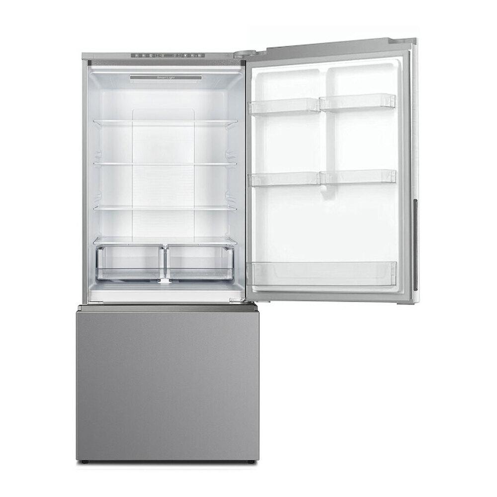 Verona VEFBF3017RISL Verona Vefbf3017Risl 30 Inch Freestanding Bottom Freezer Refrigerator With 17.6 Cu. Ft. Total Capacity, Automatic Ice Maker, Recessed Handle