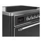 Ilve UMIB36QNR3MGC Ilve Umib36Qnr3Mgc Majestic Iii 36 Inch Induction Range With 6 Elements, 3.5 Cu. Ft. Total Oven Capacity (Solid Door, Graphite Matte, Chrome)