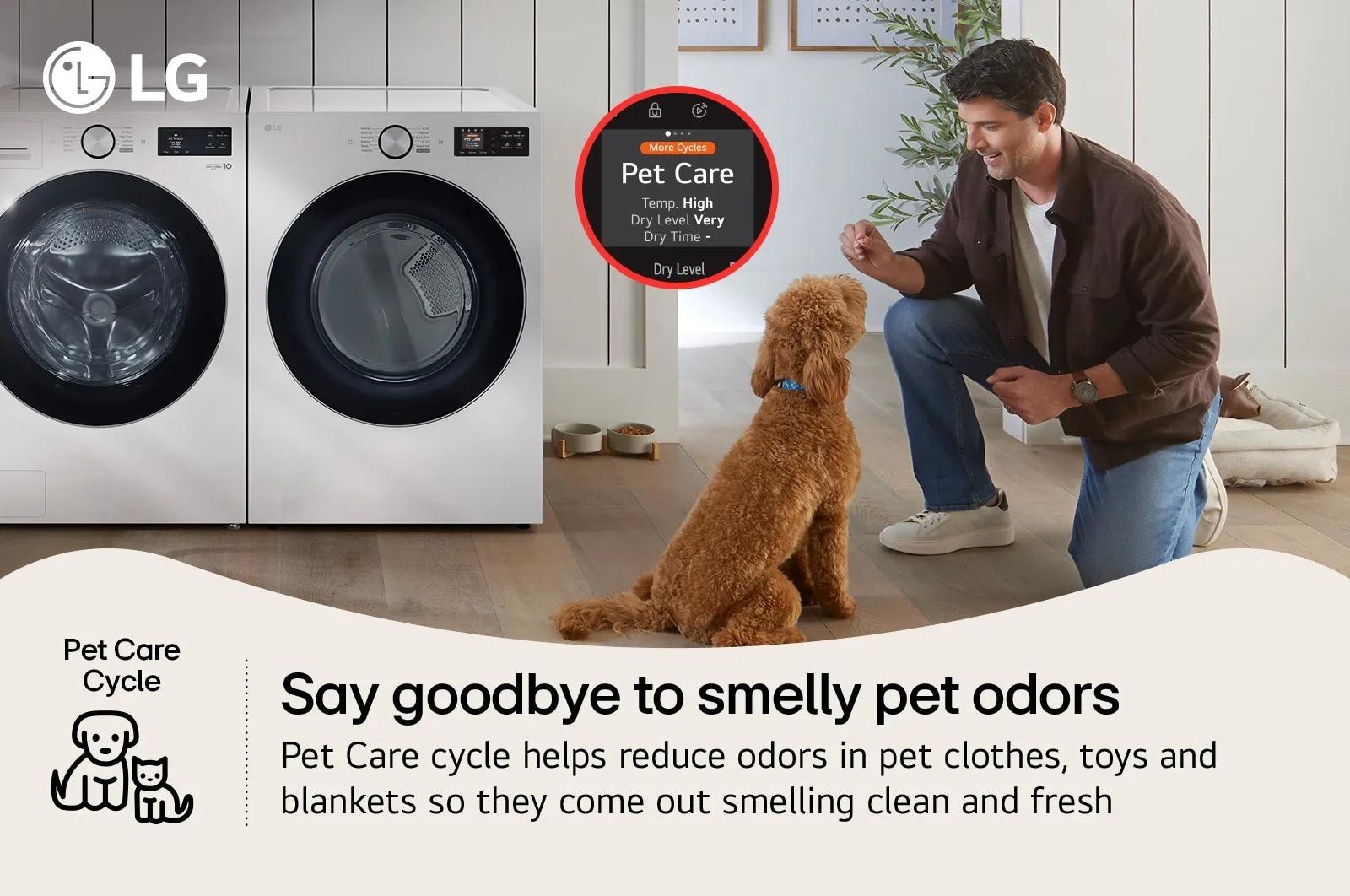 Lg DLGX5801A 7.4 Cu. Ft. Ultra Large Capacity Smart Front Load Gas Dryer With Turbosteam®, Ai Sensing And Hybrid Electronic Controls With Lcd Display